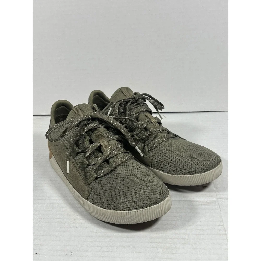 Sorel Out N About Plus Low Waterproof‎ Sneakers Sage Green Womens 10 NL4090-365